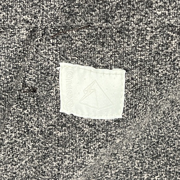 DESO Sweater Womens Large 1/2 Snap Pull Over Made In USA Grey Brown California - Picture 5 of 15